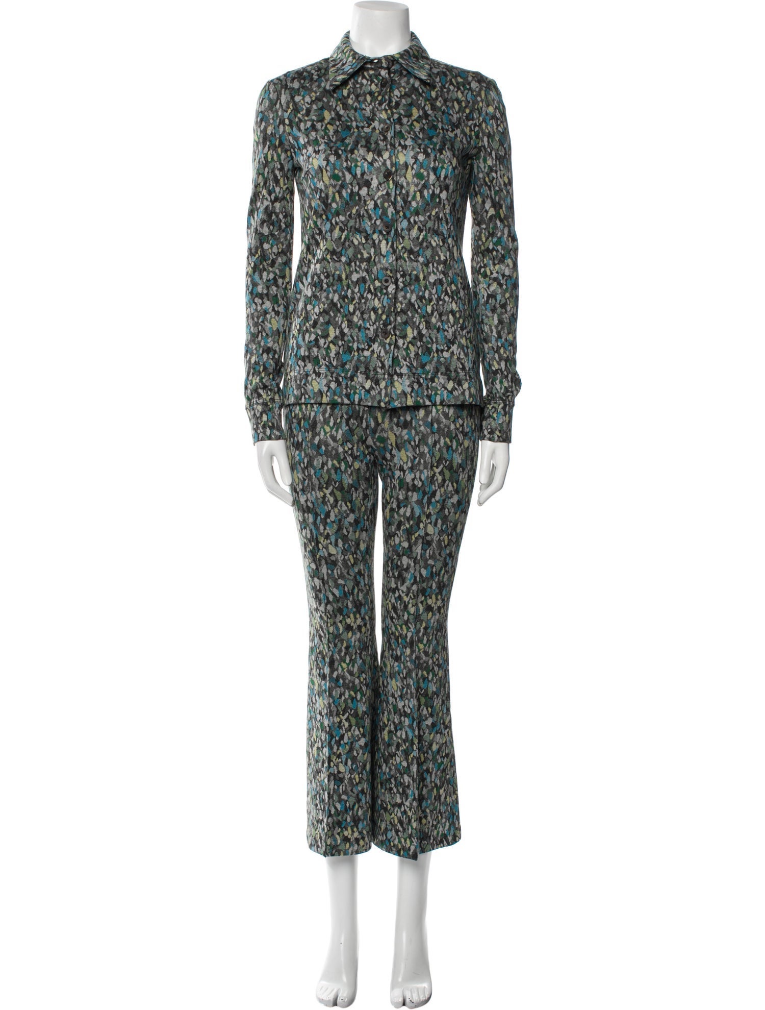 Rosetta Getty Lace Pattern Pant Set