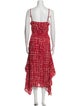 Rosetta Getty Printed Long Dress