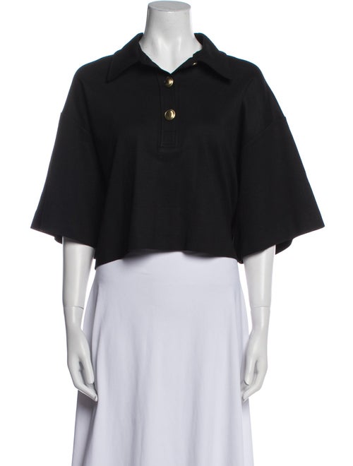 Rosetta Getty Short Sleeve Crop Top