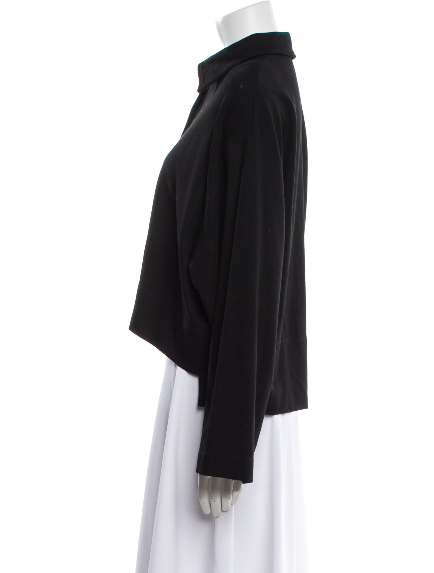 Rosetta Getty Long Sleeve Crop Top