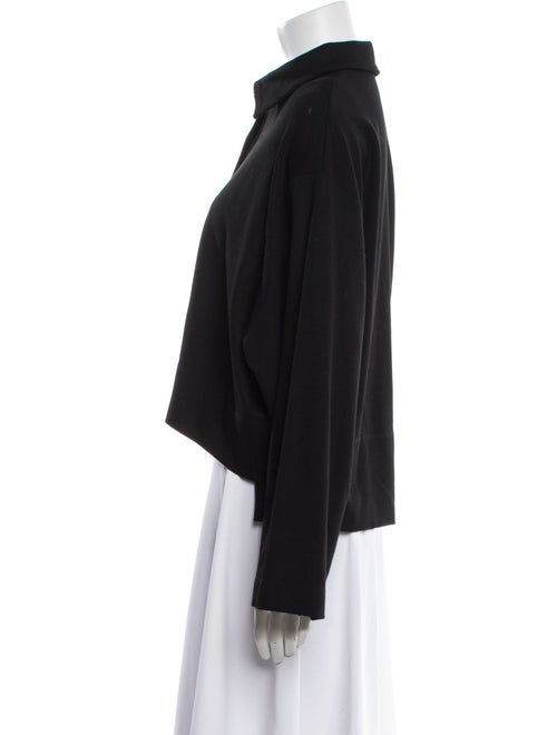 Rosetta Getty Long Sleeve Crop Top