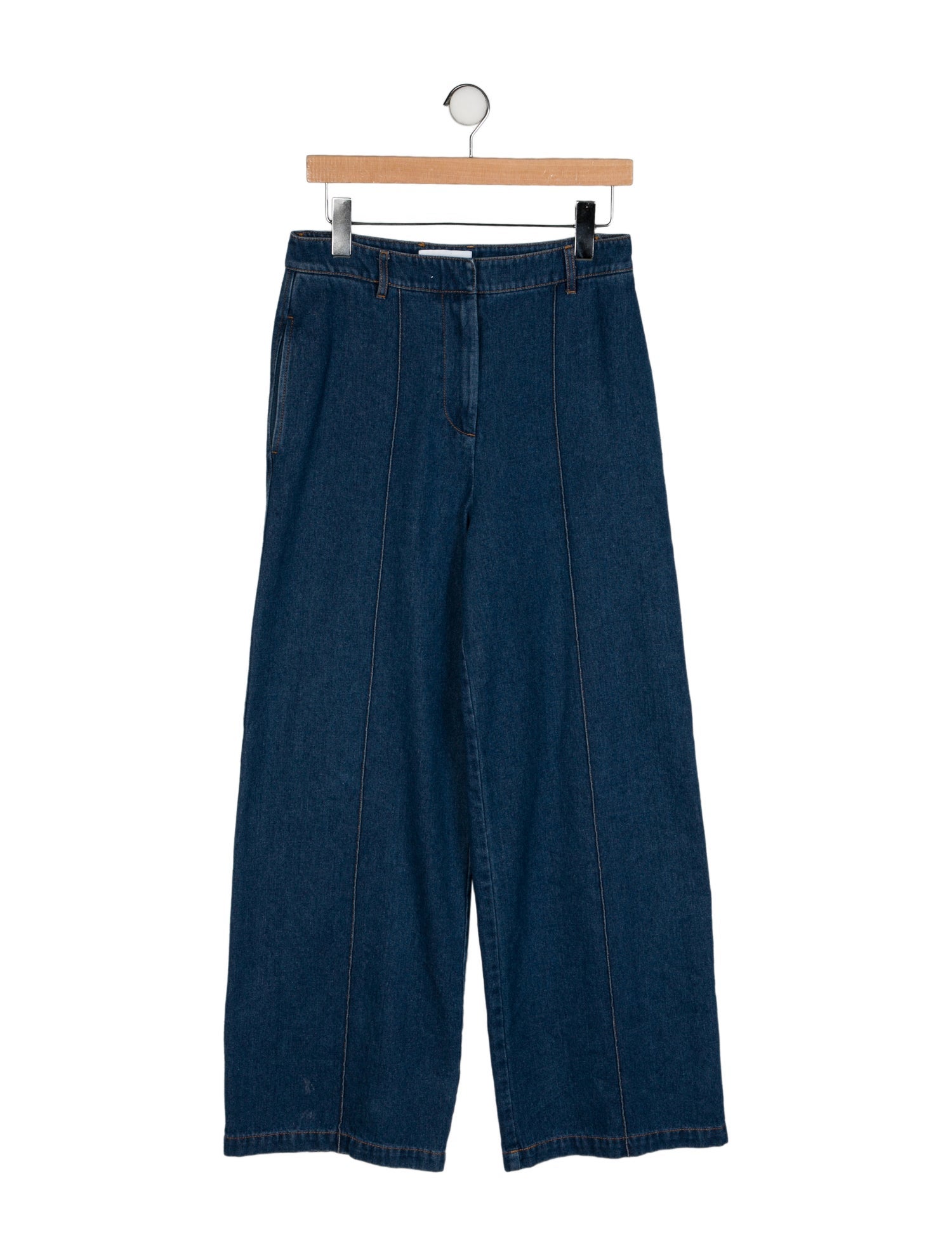 Rosetta Getty High-Rise Wide Leg Jeans
