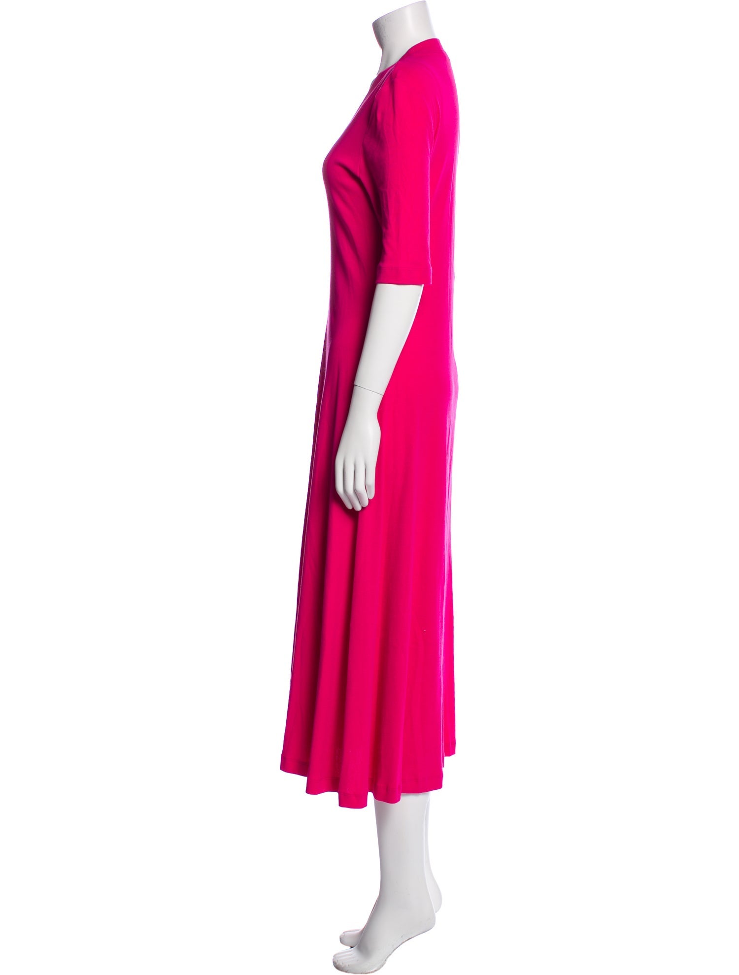 Rosetta Getty Scoop Neck Long Dress