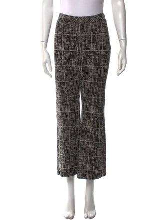 Rosetta Getty Tweed Pattern Wide Leg Pants