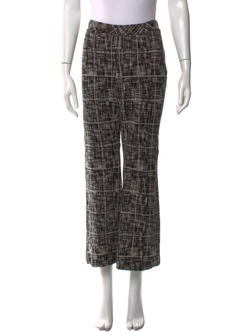 Rosetta Getty Tweed Pattern Wide Leg Pants
