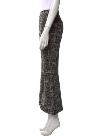 Rosetta Getty Tweed Pattern Wide Leg Pants