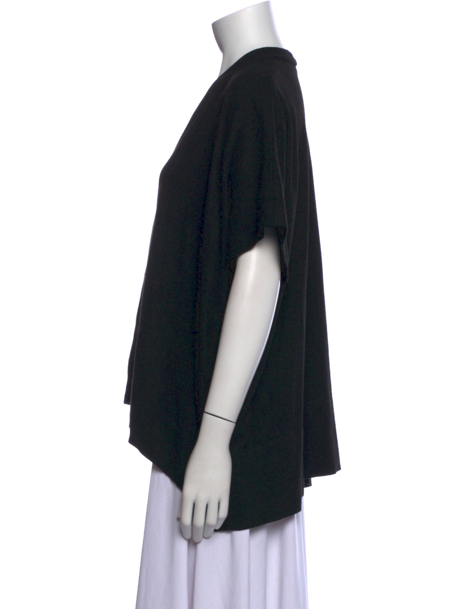 Rosetta Getty V-Neck Short Sleeve Blouse