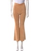 Rosetta Getty Lambskin Wide Leg Pants
