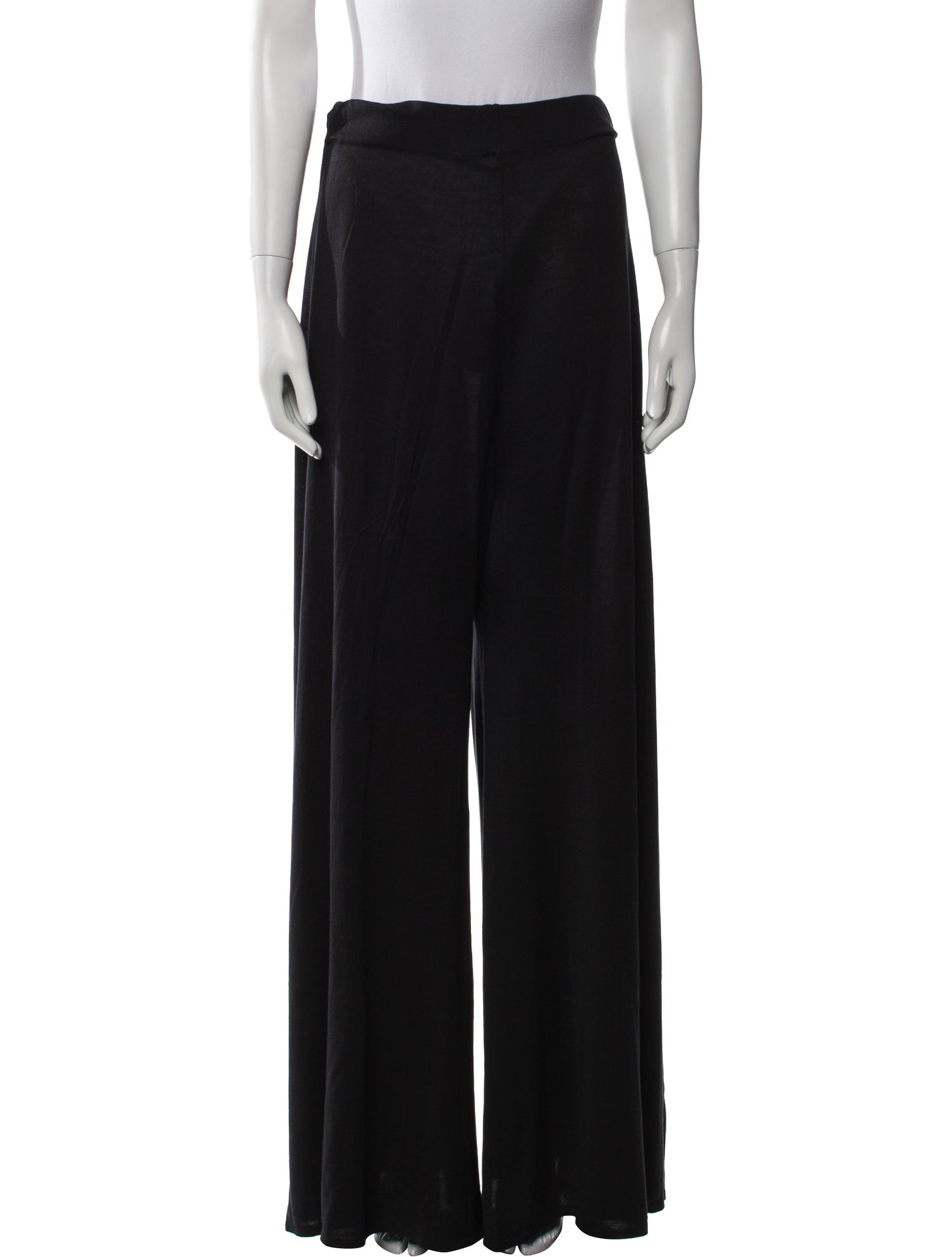 Rosetta Getty Silk Wide Leg Pants
