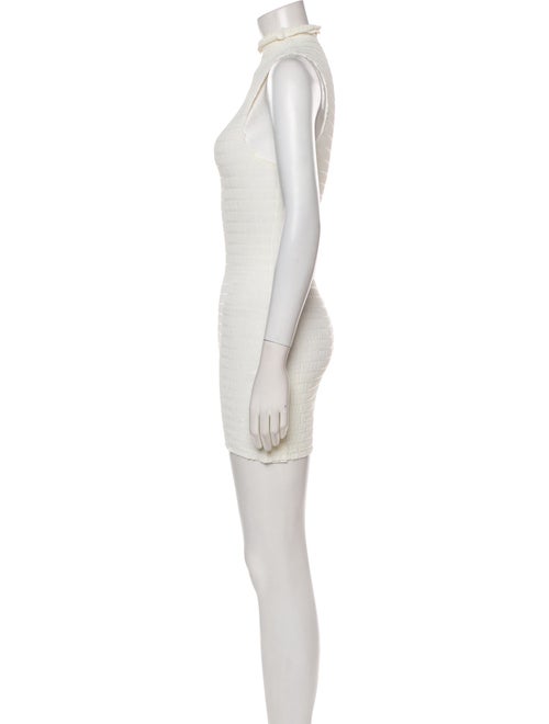 Rosetta Getty Mock Neck Mini Dress