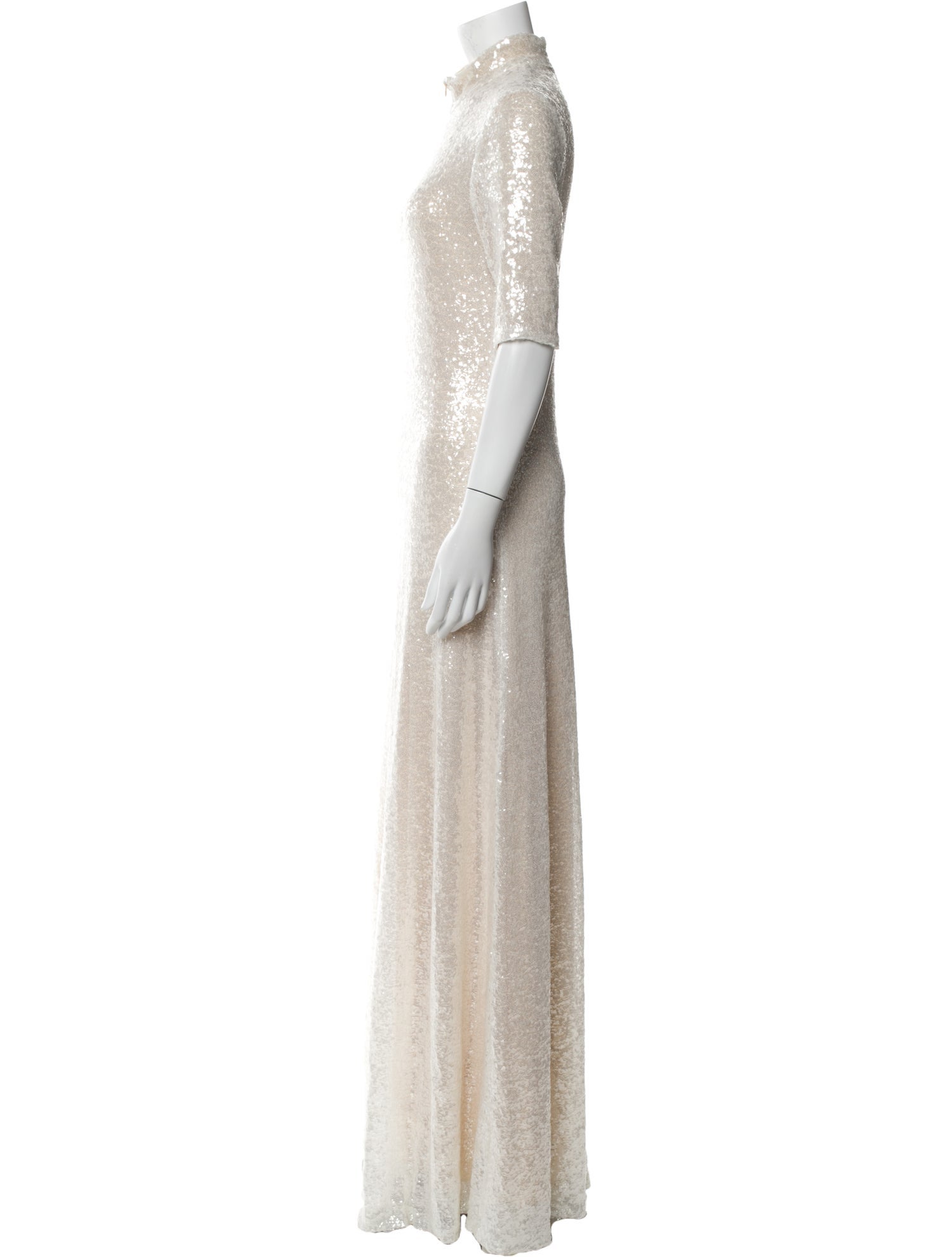 Rosetta Getty Mock Neck Long Dress w/ Tags