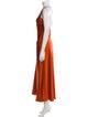 Rosetta Getty Halterneck Long Dress