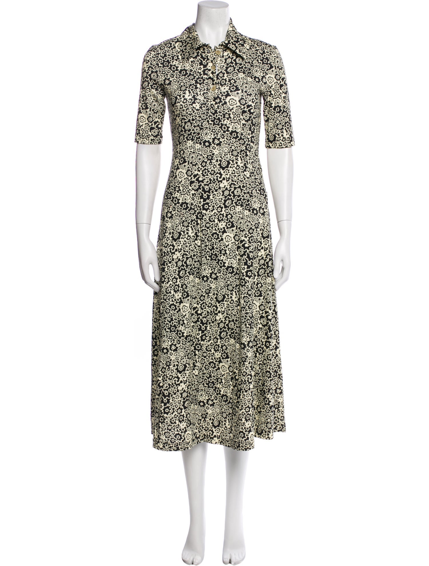 Rosetta Getty Floral Print Long Dress w/ Tags