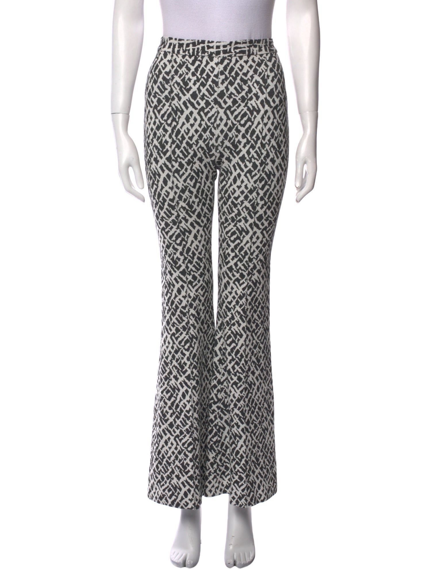 Rosetta Getty Printed Wide Leg Pants
