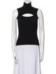 Rosetta Getty Turtleneck Sleeveless Top