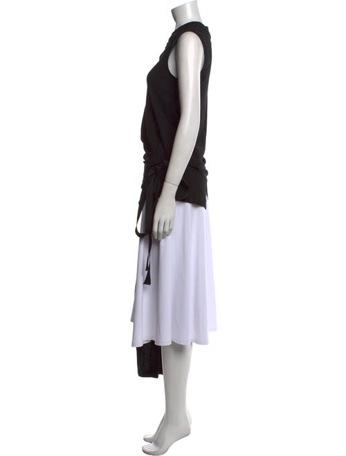 Rosetta Getty Crew Neck Sleeveless Tunic