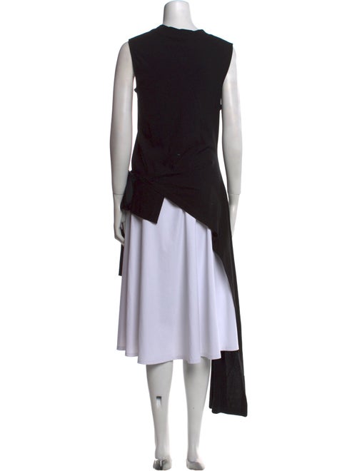 Rosetta Getty Crew Neck Sleeveless Tunic