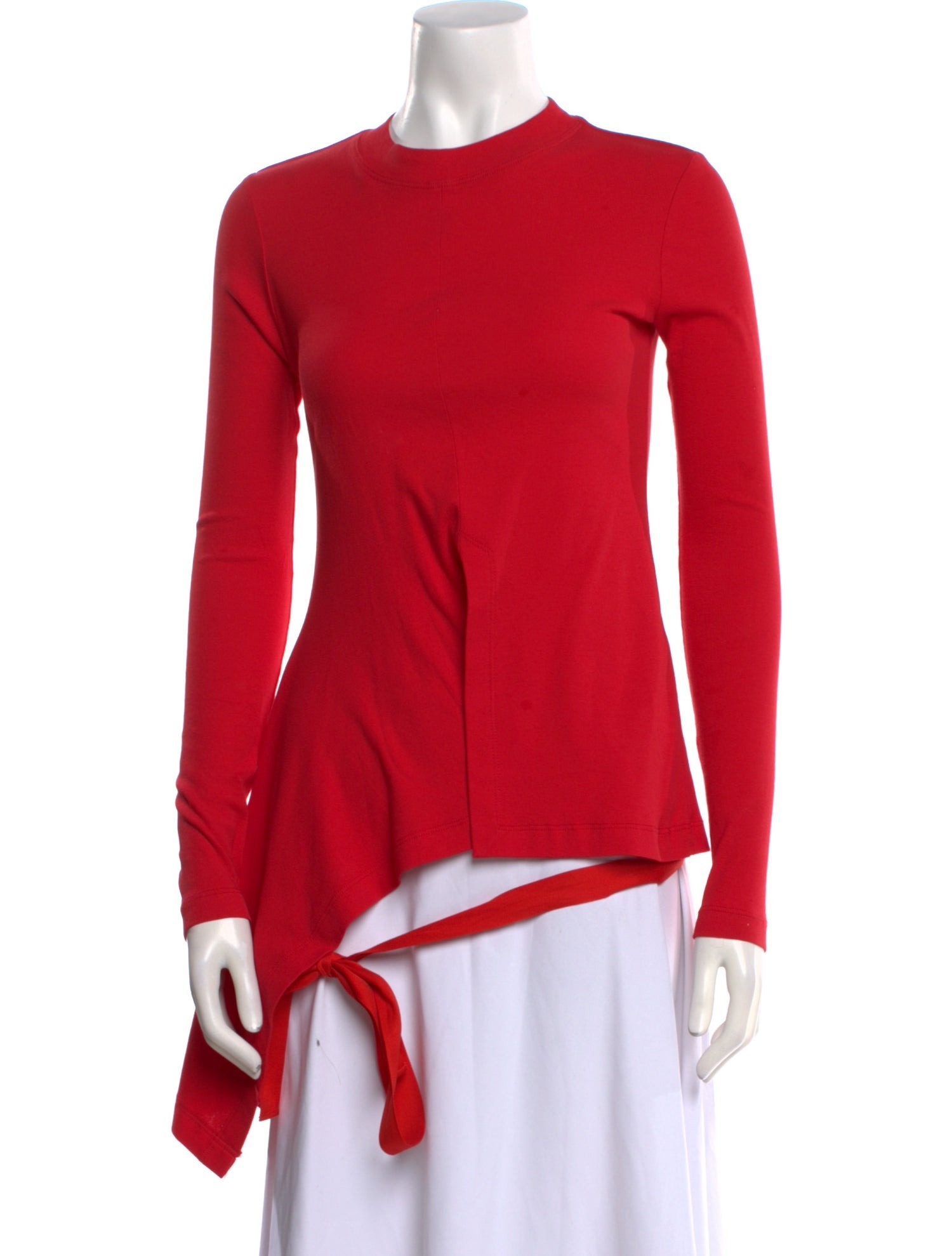 Rosetta Getty Crew Neck Long Sleeve Top