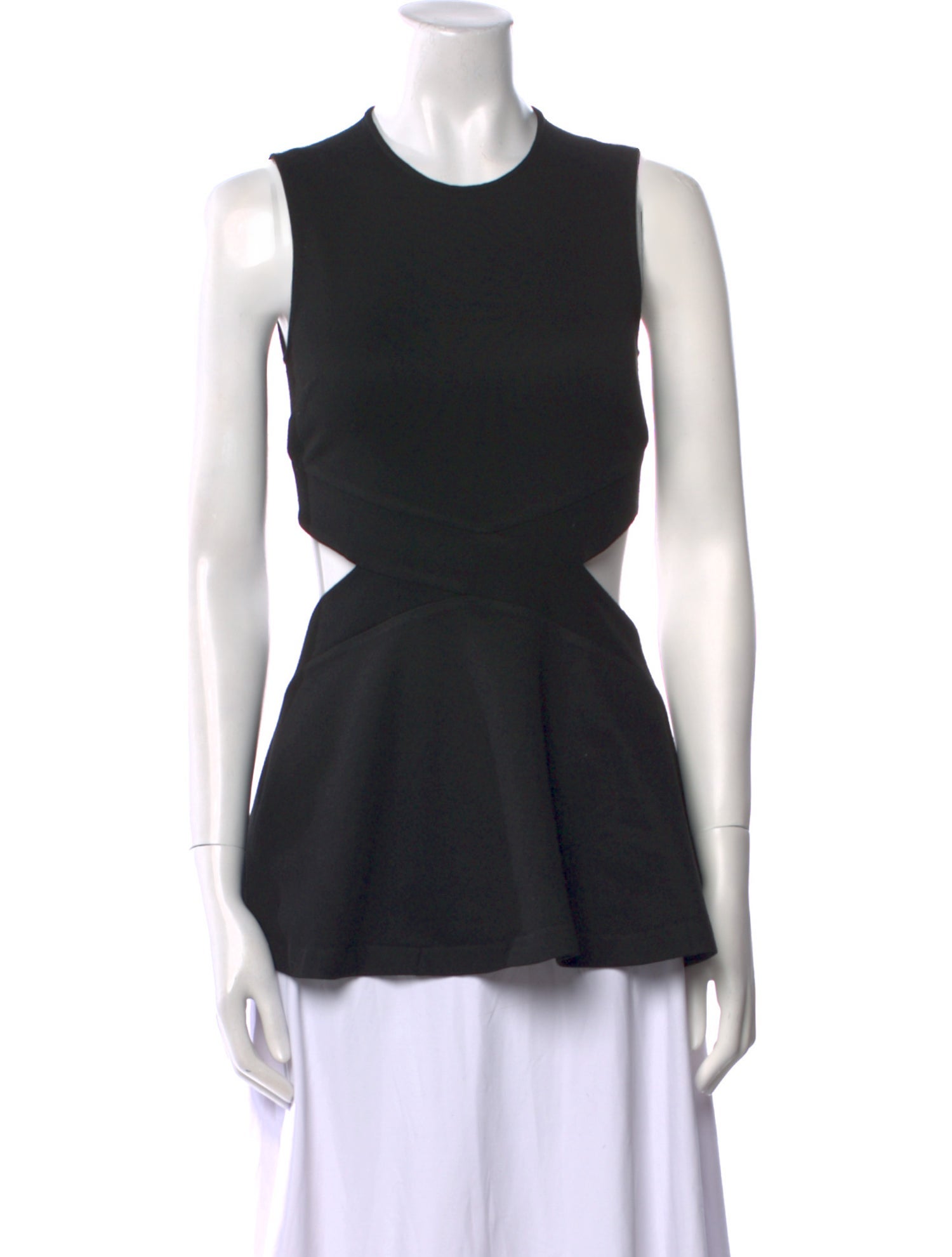 Rosetta Getty Crew Neck Sleeveless Top