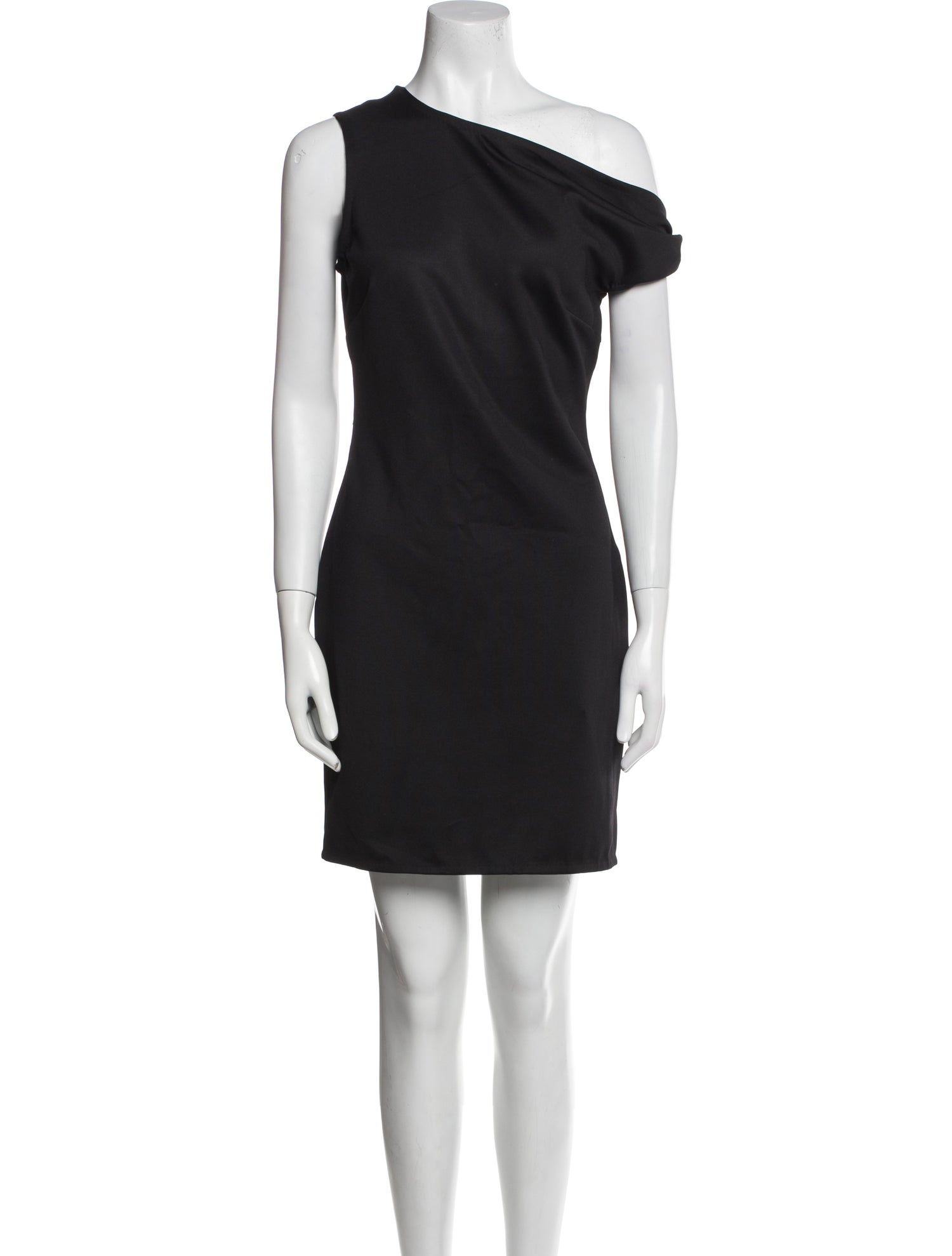 Rosetta Getty One-Shoulder Mini Dress