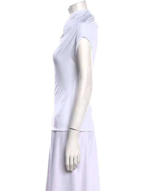 Rosetta Getty Cowl Neck Short Sleeve Top
