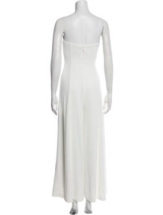 Rosetta Getty Strapless Jumpsuit