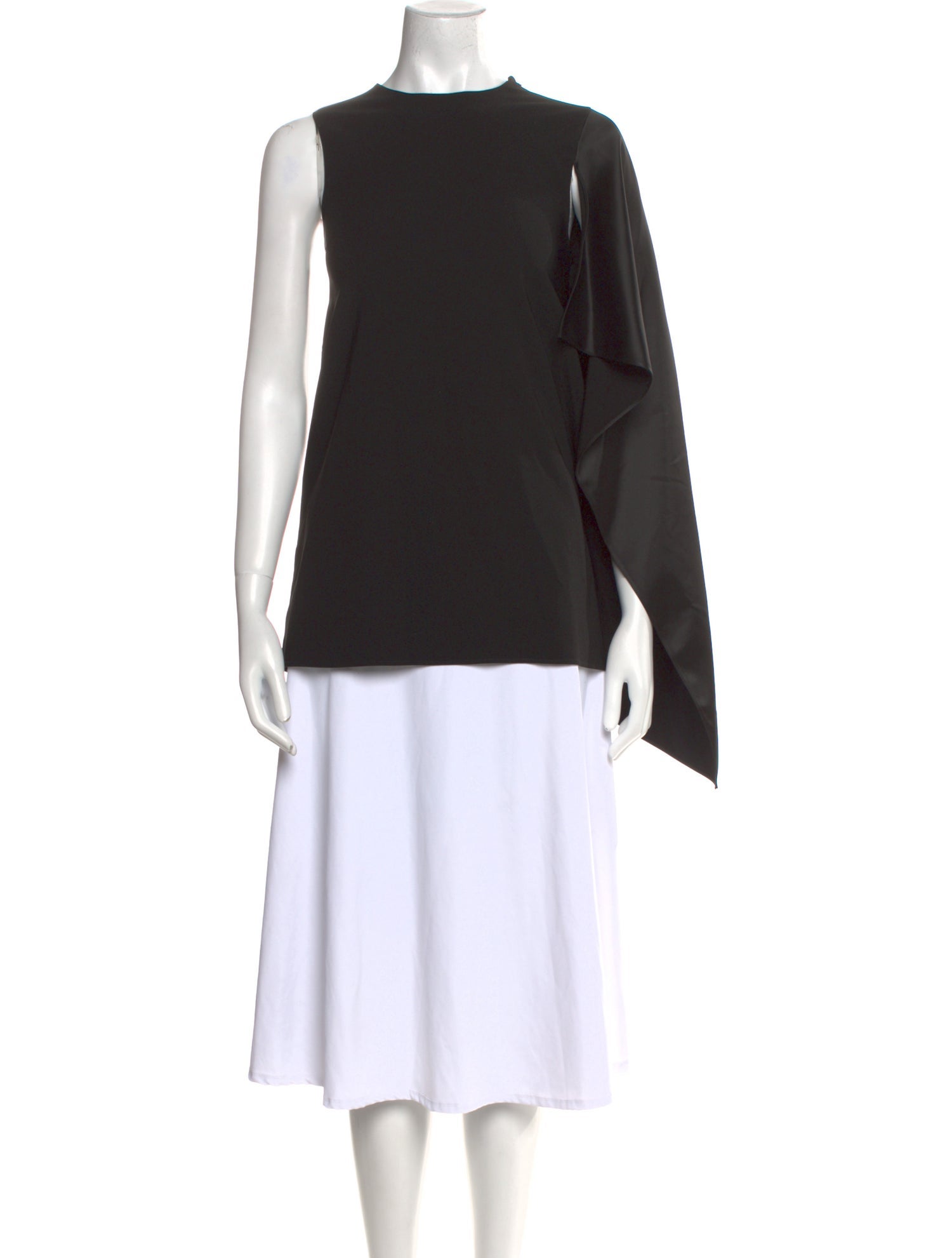 Rosetta Getty Crew Neck Long Sleeve Top