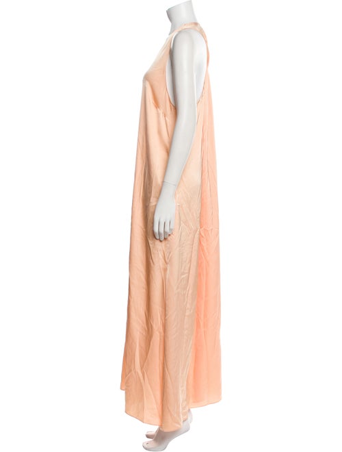 Rosetta Getty Scoop Neck Long Dress