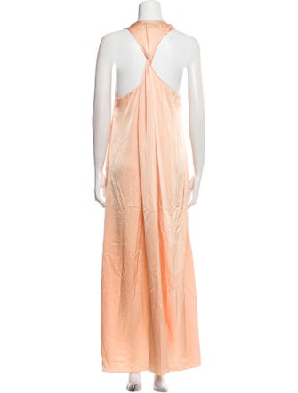 Rosetta Getty Scoop Neck Long Dress