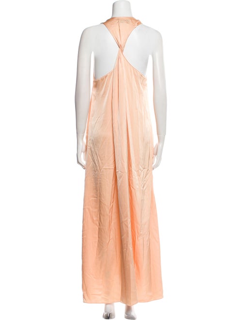 Rosetta Getty Scoop Neck Long Dress