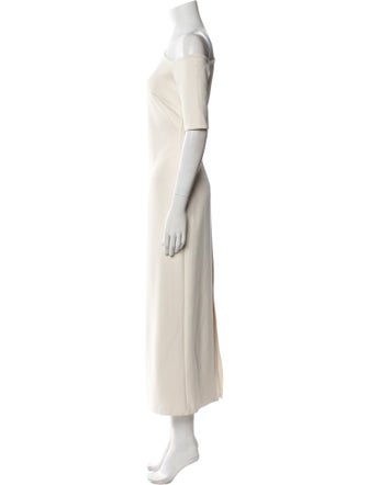 Rosetta Getty One-Shoulder Long Dress