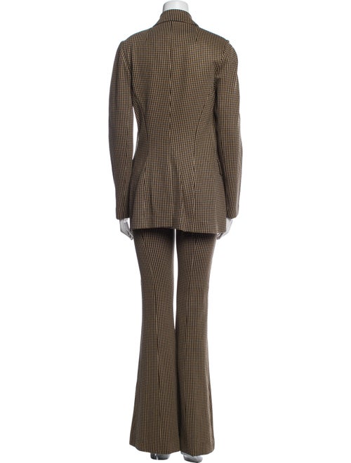 Rosetta Getty Houndstooth Print Pantsuit