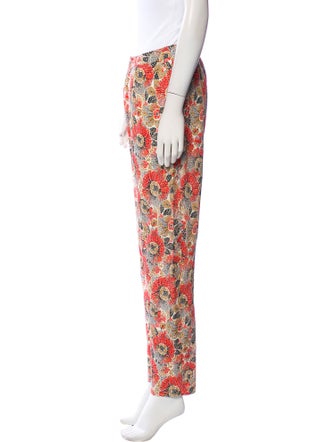 Rosetta Getty Silk Straight Leg Pants