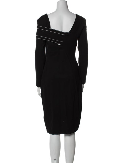 Rosetta Getty Cowl Neck Knee-Length Dress