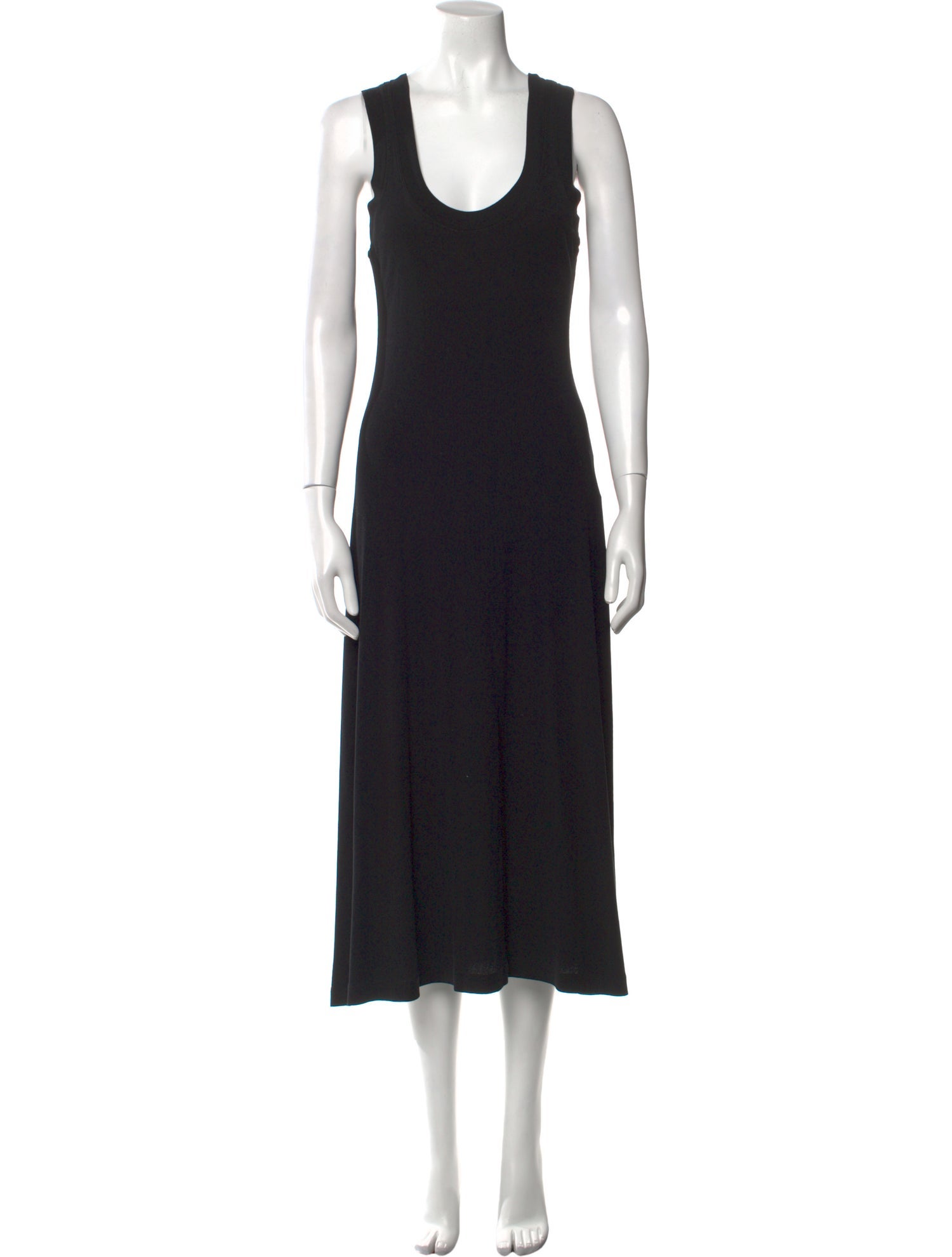 Rosetta Getty Scoop Neck Long Dress