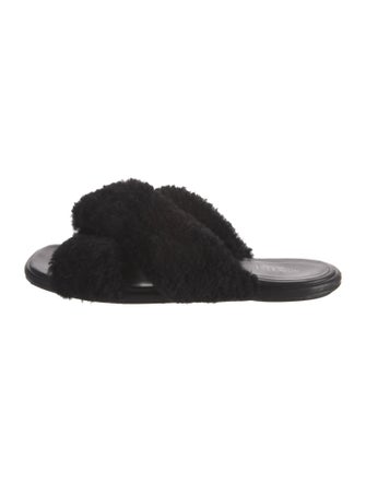 Rosetta Getty Faux Fur Slides
