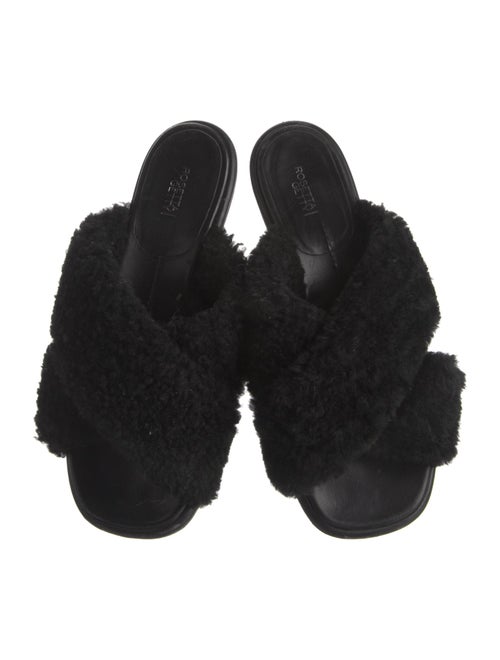 Rosetta Getty Faux Fur Slides