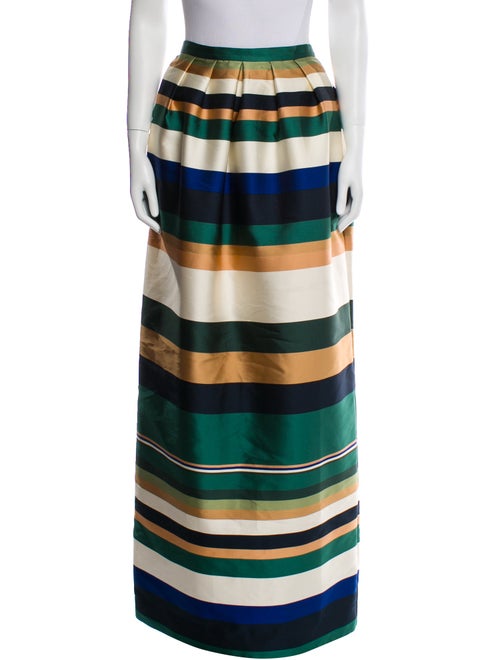 Rosetta Getty Striped Long Skirt