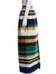 Rosetta Getty Striped Long Skirt