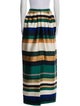 Rosetta Getty Striped Long Skirt