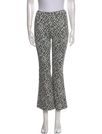 Rosetta Getty Printed Wide Leg Pants