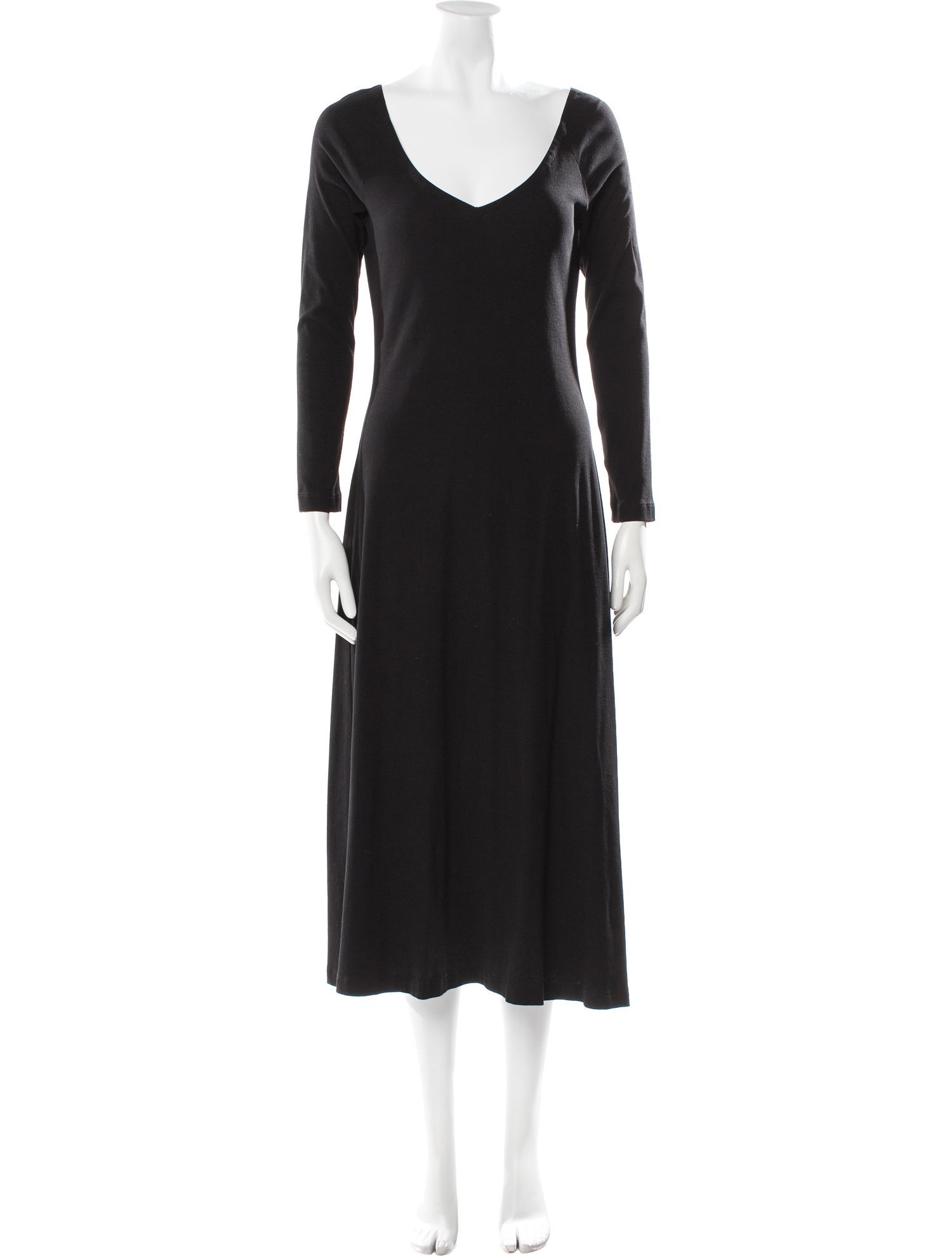 Rosetta Getty V-Neck Long Dress