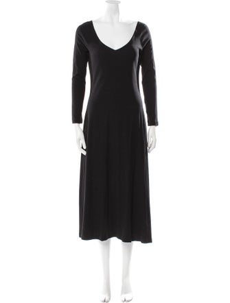 Rosetta Getty V-Neck Long Dress