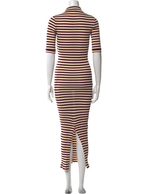 Rosetta Getty Striped Long Dress