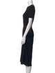 Rosetta Getty Crew Neck Midi Length Dress