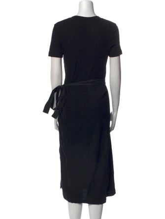 Rosetta Getty Crew Neck Midi Length Dress