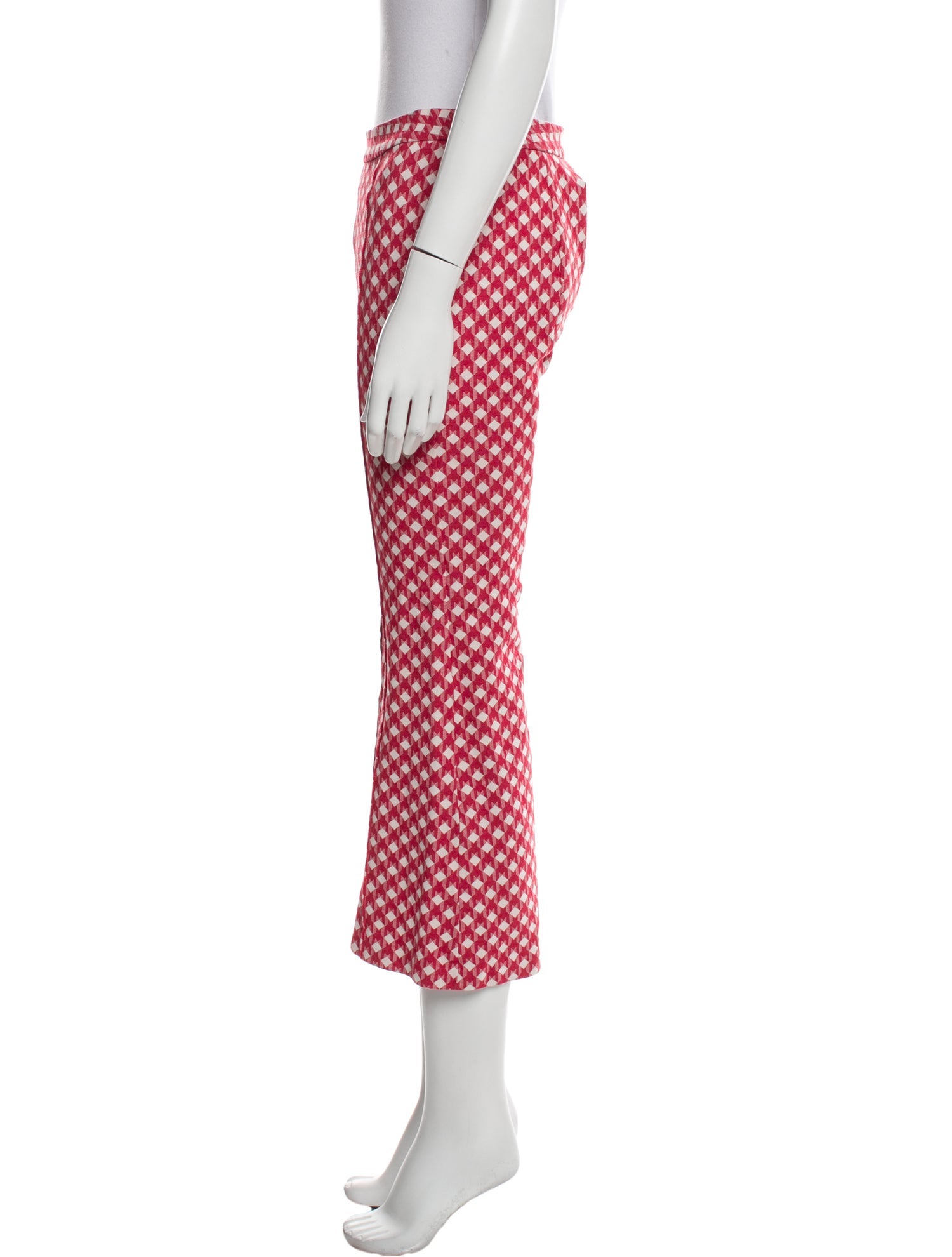 Rosetta Getty Printed Wide Leg Pants