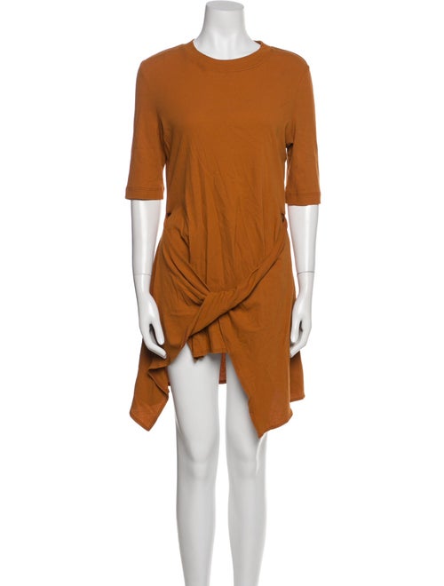 Rosetta Getty Crew Neck Mini Dress