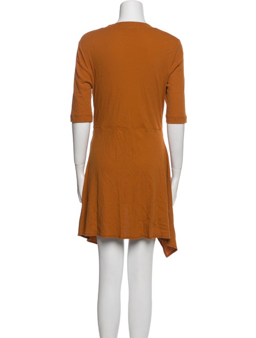 Rosetta Getty Crew Neck Mini Dress