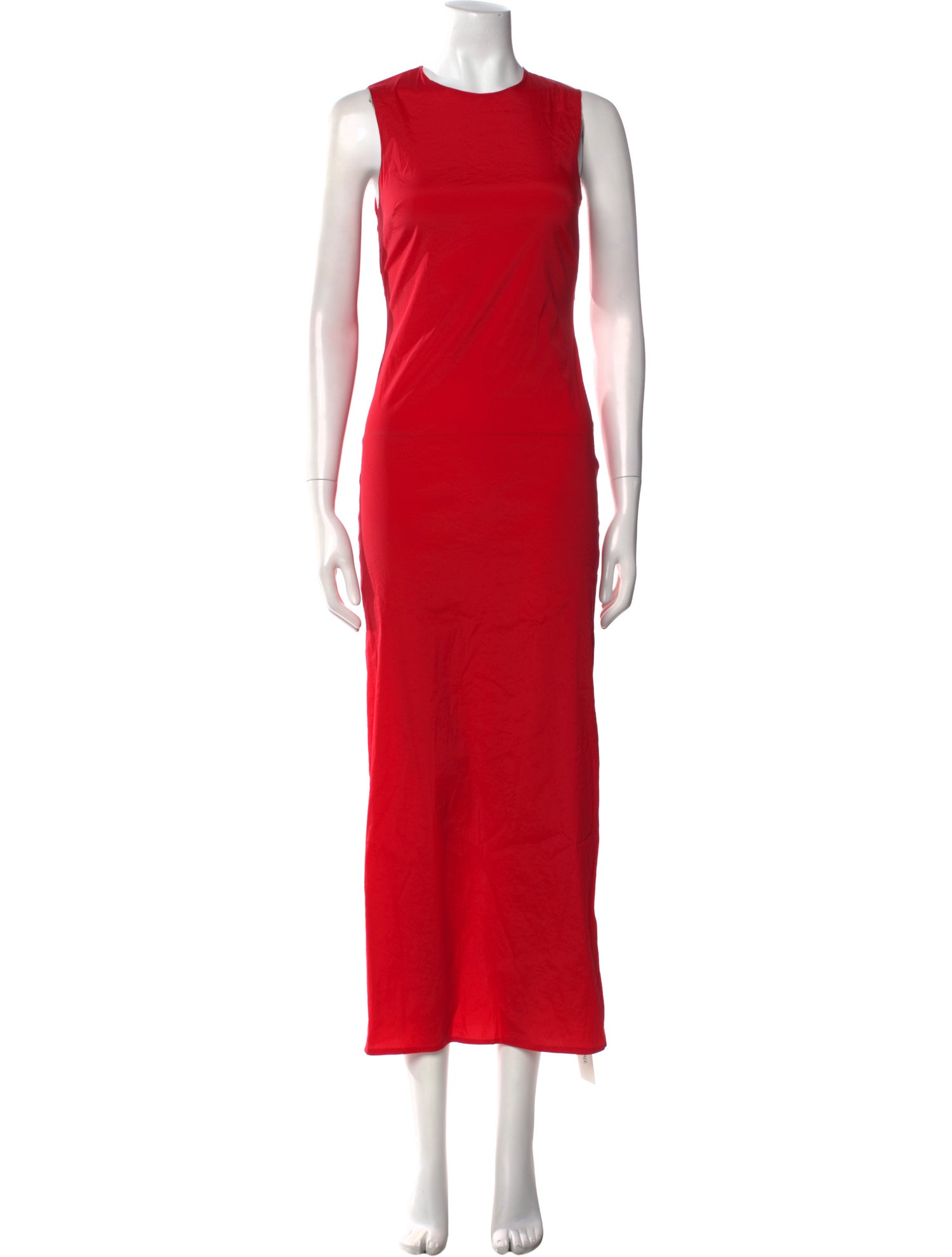 Rosetta Getty Crew Neck Long Dress